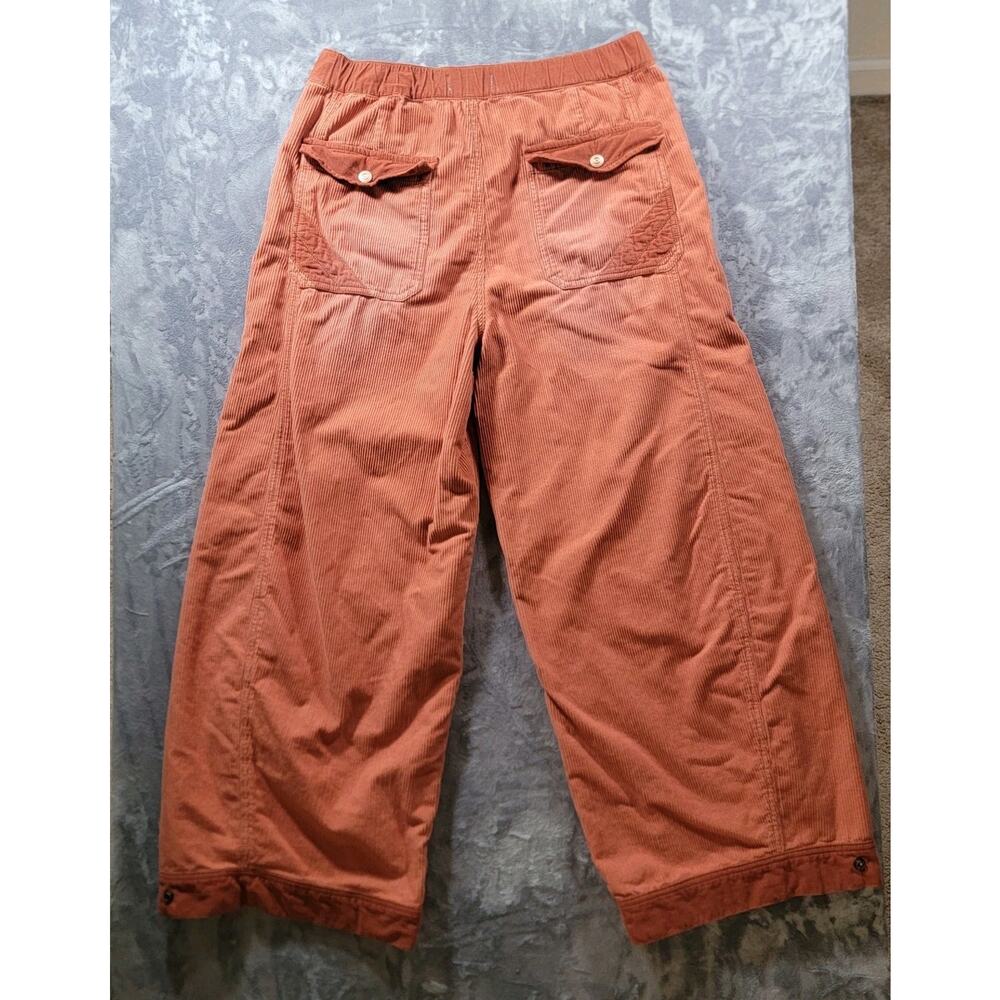 We The Free Wide Leg Corduroy Pants in Rust - Picture 2 of 12